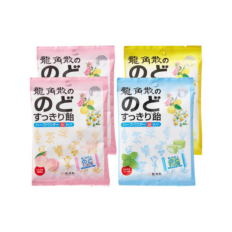 日本龙角散粉末夹心润喉糖装润喉护嗓教师演唱会喉咙痛独立包装