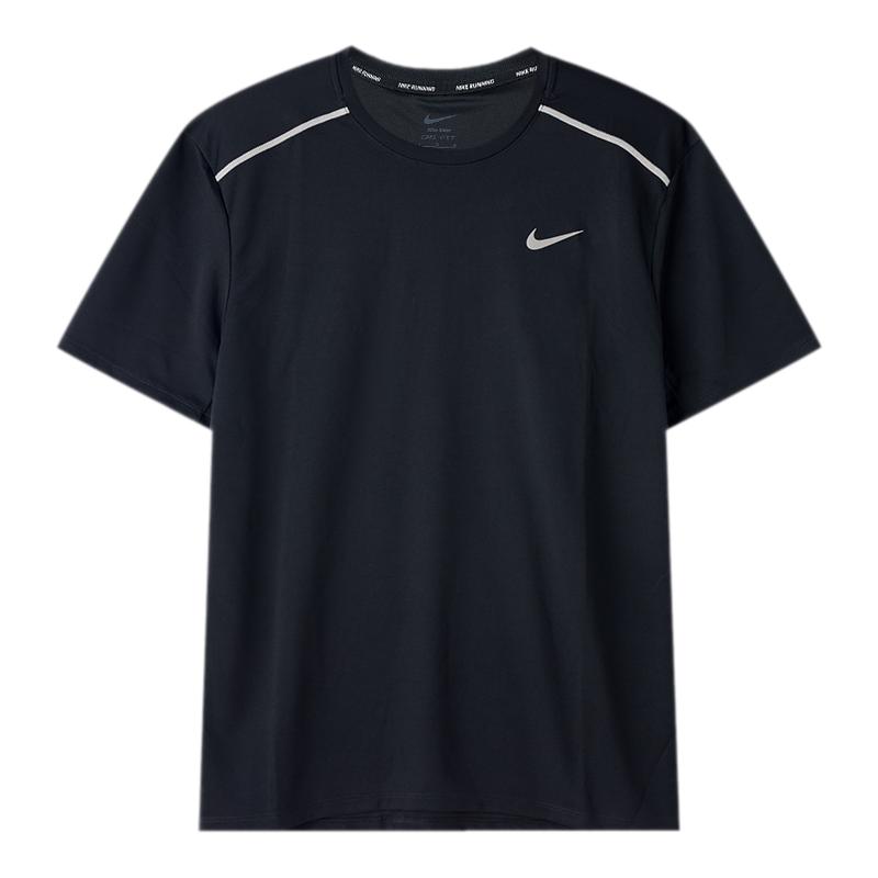 Nike耐克官方正品男士短袖t恤夏季新款运动黑色半袖跑步速干上衣