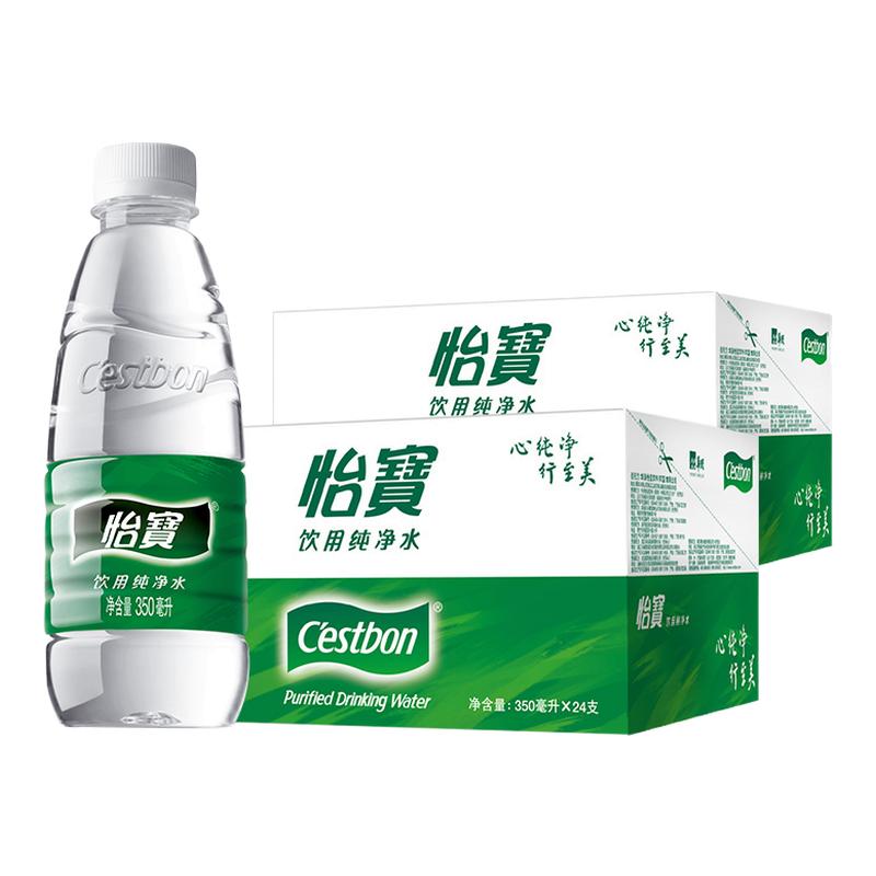 怡宝饮用水纸箱装350ml*24瓶泡茶冲奶饮用非矿泉水图片