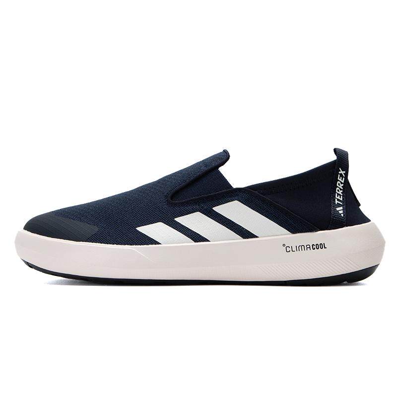 阿迪达斯男鞋2026夏季新款户外清风溯溪鞋一脚穿懒人运动鞋JI3503
