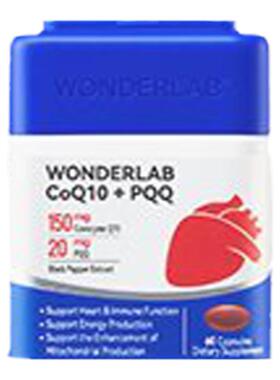 WonderLab心电宝辅酶q10保护心脏心脑血管PQQ备孕线粒体官方正品