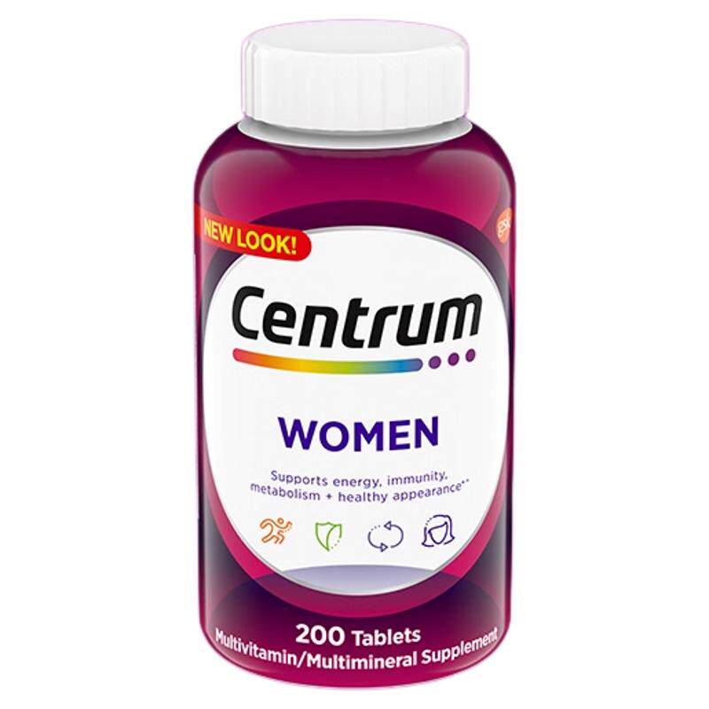 Centrum善存海外女士复合维生素小紫瓶男士营养包矿物质部分临期