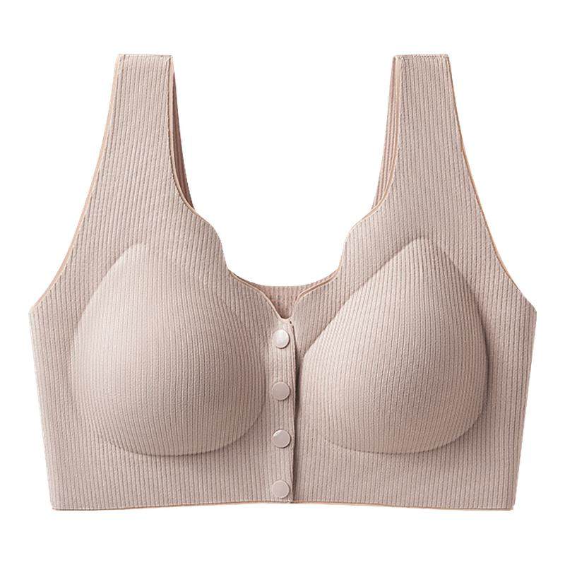 芬腾前扣内衣女聚拢妈妈文胸无钢圈中老年背心式大码中年妇女胸罩,女士内衣/男士内衣/家居服,文胸,淘宝优惠券,粉丝福利购,淘宝优惠卷