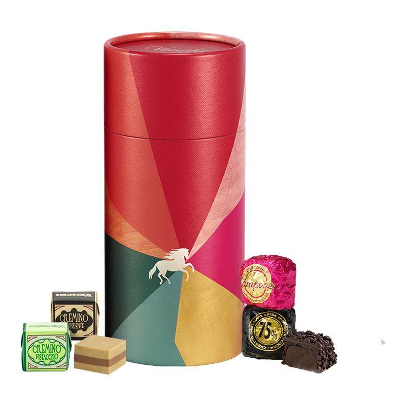 Venchi鱼子酱状巧克力限定幸运签筒礼盒进口高端零食新年礼物,零食/坚果/特产,黑巧克力,淘宝优惠券,粉丝福利购,淘宝优惠卷