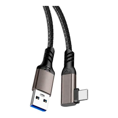 USB3.2公转Type-C弯头快充线
