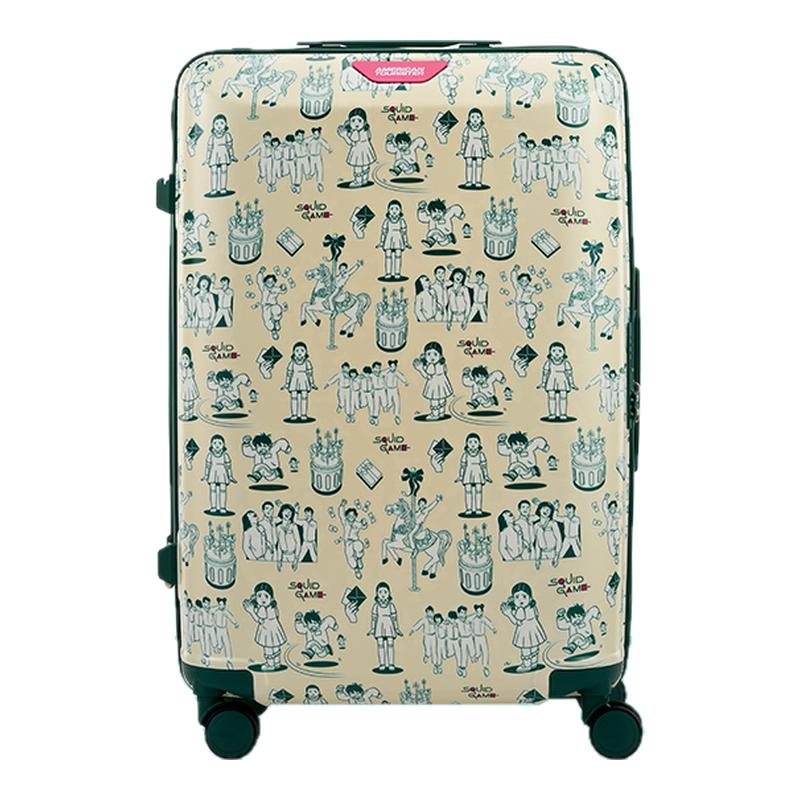 可扩容潮酷印花行李箱