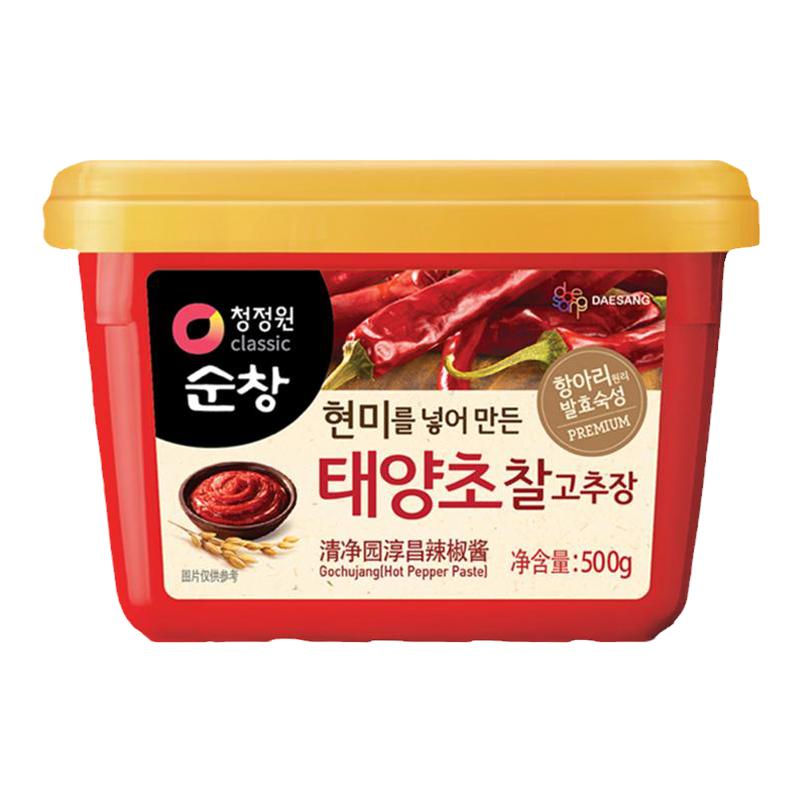 清净园淳昌辣椒酱 韩式石锅拌饭酱甜辣酱韩式炒年糕酱韩国进口