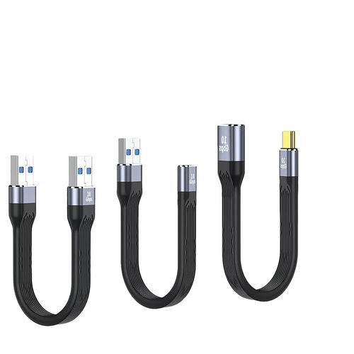 佳穹 Type-C数据线USB3.2Gen2公对公转母USB延长短线高速适用三星闪迪固态移动硬盘盒连接电脑传输OTG转接线