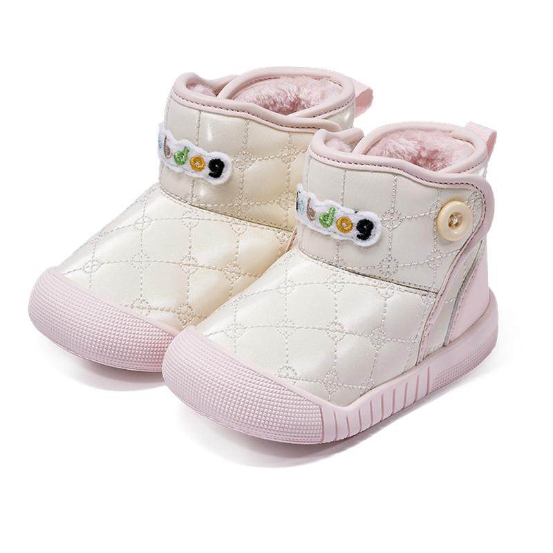 巴布豆宝宝学步婴儿鞋子冬季新款冬鞋靴子防滑棉鞋童鞋女童雪地靴,童鞋/婴儿鞋/亲子鞋,学步鞋,淘宝优惠券,粉丝福利购,淘宝优惠卷