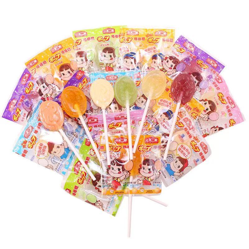 不二家牛奶棒棒糖散装节日儿童糖果零食网红爆款水果硬糖喜糖批发
