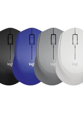 罗技M330无线鼠标笔记本台式电脑办公家用商务游戏便携轻音省电