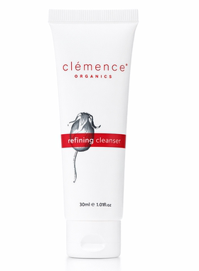clemence organics玫瑰无泡舒缓洁面乳温和提亮洗面奶官方旗舰店