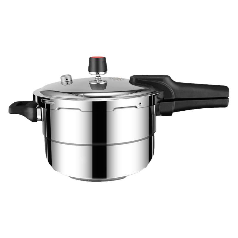 三角304不锈钢压力锅健康无涂层家用高压锅燃气灶煤气电磁炉通用