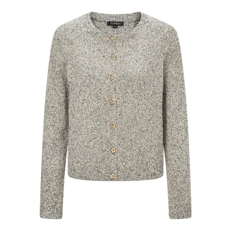 Scofield女装小香风针织开衫