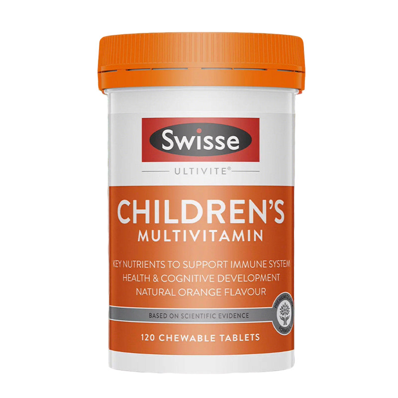 Swisse斯维诗儿童复合维生素咀嚼片多种综合维生素免疫力120粒