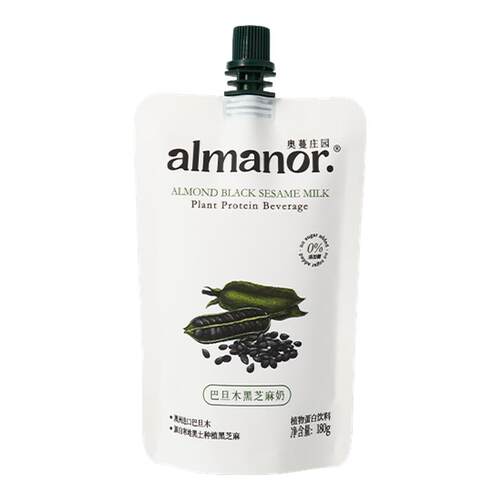 almanor巴旦木黑芝麻奶饱腹