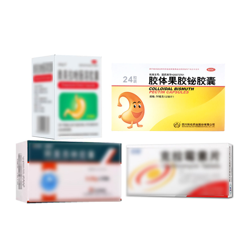 [科伦]胶体果胶铋胶囊50mg*24粒/盒四联药治疗幽门杆菌口臭胃痛反酸图片