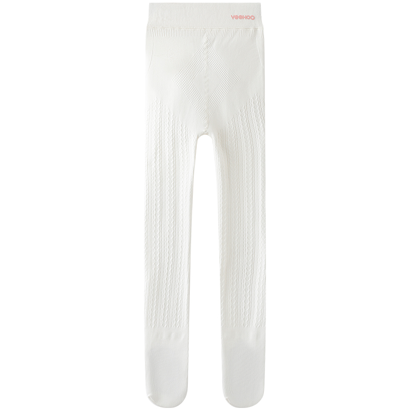 英氏儿童袜子秋冬薄绒女童舞蹈袜