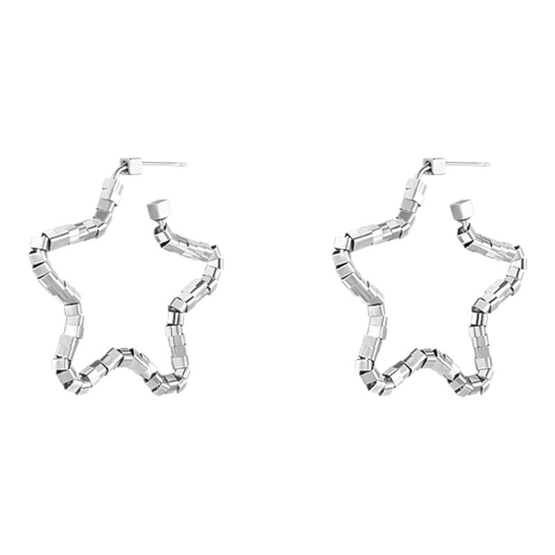 银色星星2025巨好看耳环
