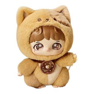 壹号POPMART泡泡玛特x周深联名款反深代词系列搪胶脸毛绒公仔挂件