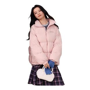 【成毅同款】雪中飞云绒26春新男女羽绒服情侣短款立领泡芙面包S