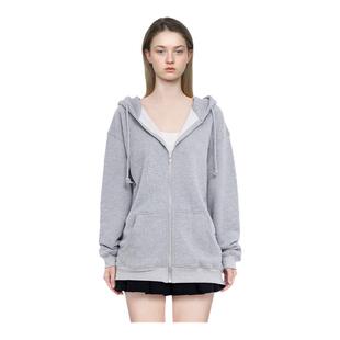 BM卫衣外套女2026新款冬季加绒宽松美式复古休闲百搭oversize卫衣