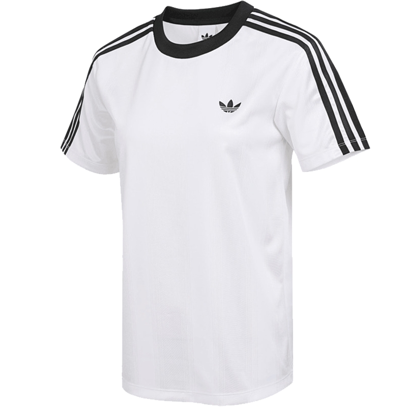 adidas阿迪达斯三叶草女子JACQUARDTEE运动休闲短袖T恤JV9647