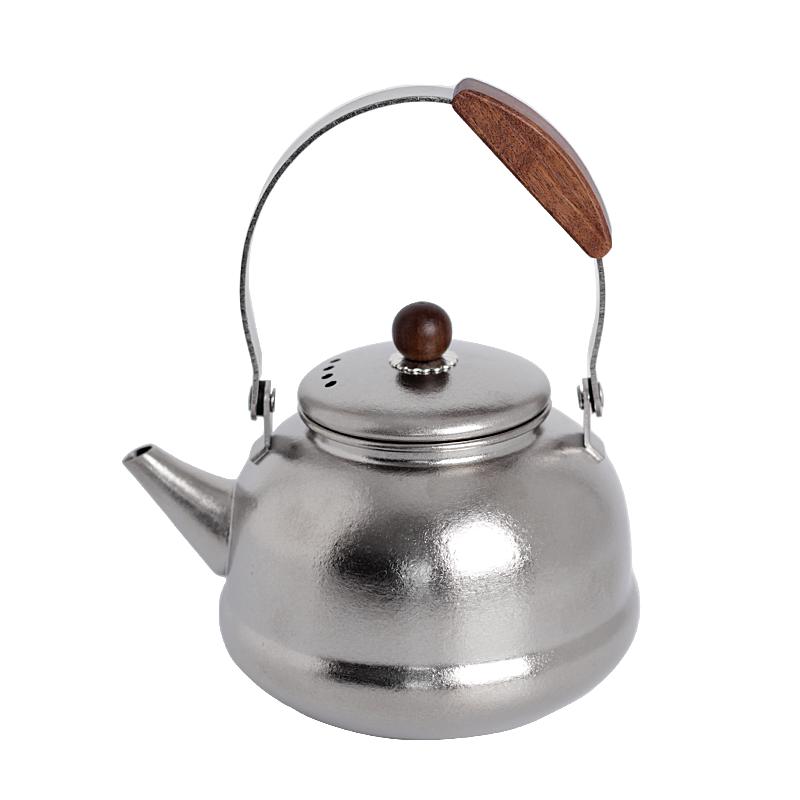 TIQ简约纯钛烧水壶煮茶壶提梁壶