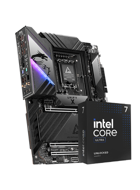 英特尔U7 265KF板u套装微星Z890 UNIFY-X暗影电脑游戏主板CPU套装