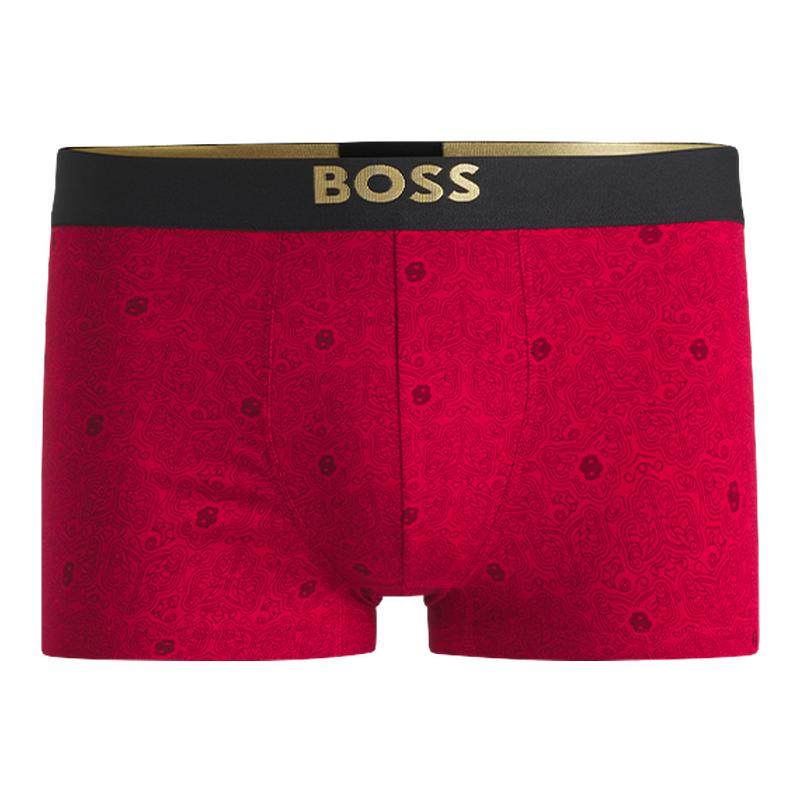 【95%棉】BOSS博斯 x 封神联名系列男红色弹力棉质经典款平角内裤,女士内衣/男士内衣/家居服,男平角内裤,淘宝优惠券,粉丝福利购,淘宝优惠卷