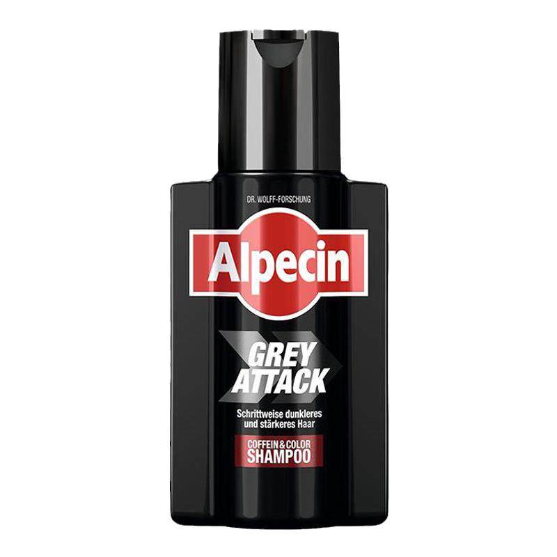 Alpecin grey attack欧倍青生物黑洗发水官方正品白发洗黑防脱