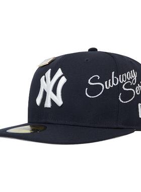 NEW ERA纽亦华26新品MLB纽约地铁大战棒球帽平檐全封硬顶NE5950