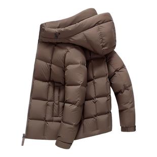 马克华菲时尚轻奢可拆帽极寒面包羽绒服2025冬季男女同款潮流外套