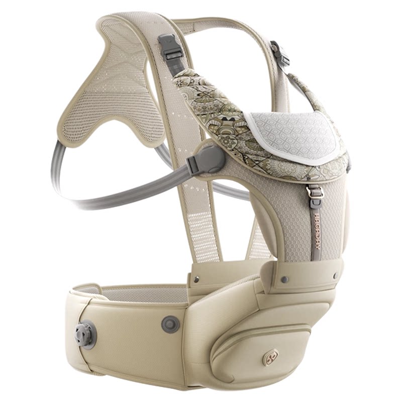 Hagaday哈卡达婴儿腰凳背带二合一幼儿轻便四季宝宝外出抱娃神器