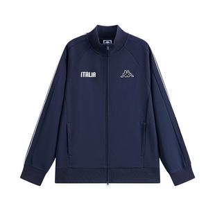 复古百搭休闲运动针织外套K0F52WK01 新款 Kappa卡帕男装 秋季