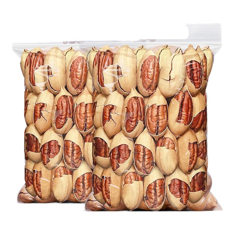 2025年新货坚果碧根果500g奶油长寿果干果果仁年货零食批发旗舰店