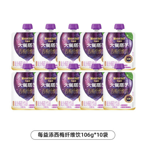 伊利大餐搭子西梅纤汁106g*20袋