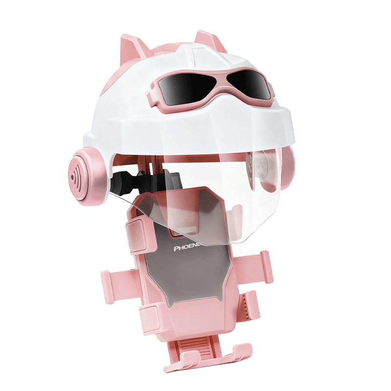 凤凰电动车手机支架自行车电瓶摩托车外卖骑手车载防震手机导航架