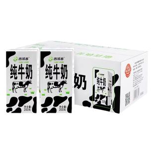 新疆西域春纯牛奶206克 20盒整箱新鲜牛奶成人学生营养早餐奶