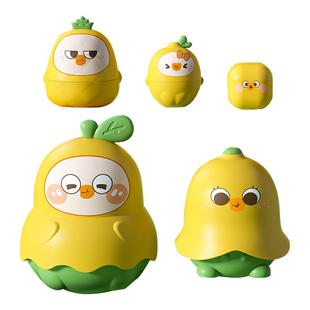 儿童叠叠乐俄罗斯套娃套圈盖盖子套杯子1-3岁宝宝益智玩具中国风