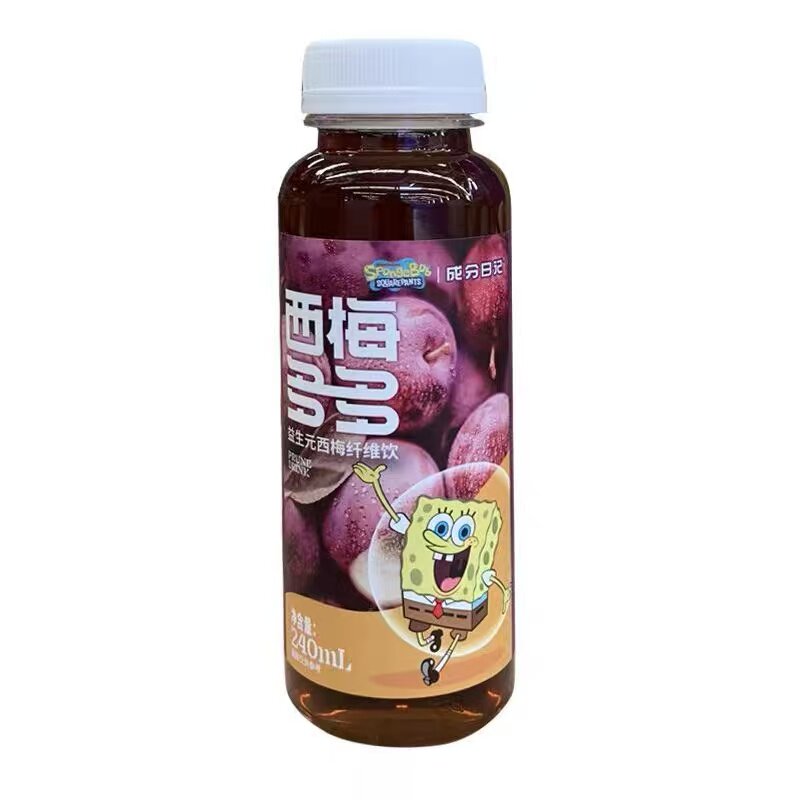 成分日记240ml西梅多多益生元纤维果汁膳食纤维饮品饮料柠檬气泡