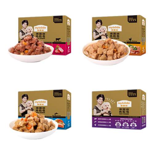 【囤货装36包】麦富迪狗狗零食肉粒包湿粮包拌饭拌狗粮伴侣狗罐头