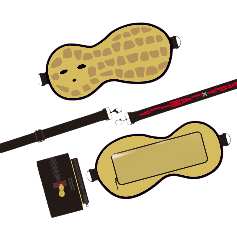 漫库正版周边间谍过家家联名花生挎包金属挂件亚克力挂件