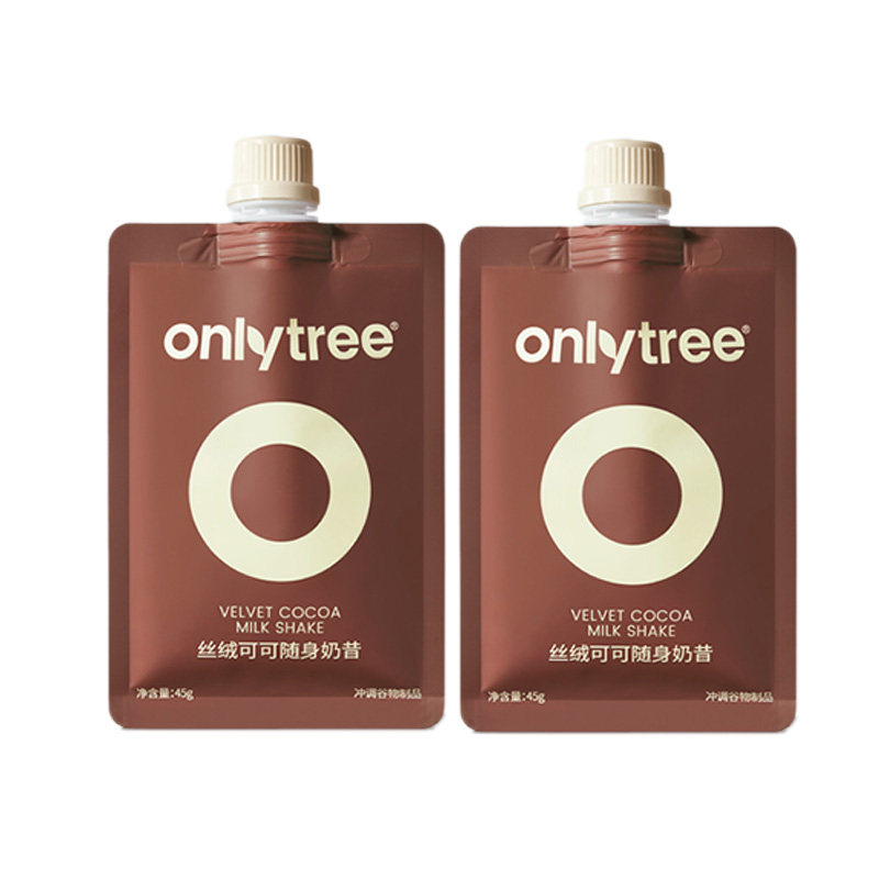 onlytree丝绒可可随身奶昔代餐奇亚籽饱腹轻食营养早晚餐冲饮袋装,咖啡/麦片/冲饮,天然粉粉食品,淘宝优惠券,粉丝福利购,淘宝优惠卷