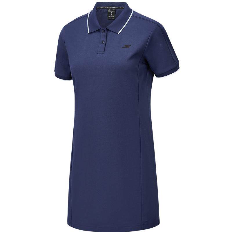 斯凯奇针织连衣裙吸湿速干休闲裙2026夏季新款女款运动风时尚百搭