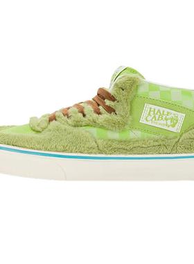 VANS范斯男鞋女鞋HALF CAB毛绒运动休闲鞋复古滑板鞋轻便中帮板鞋