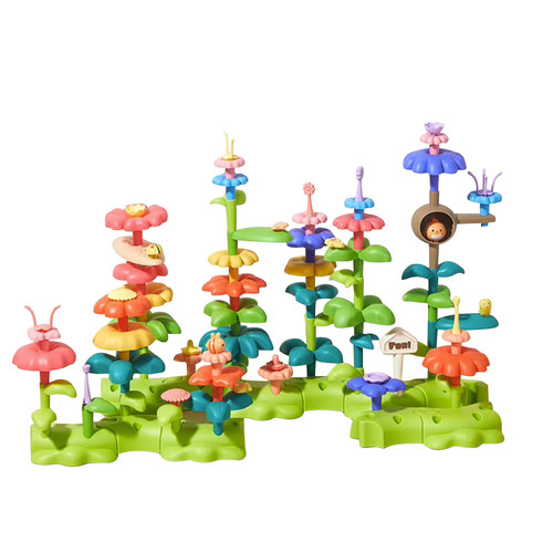 积木花园拼装玩具创意拼搭