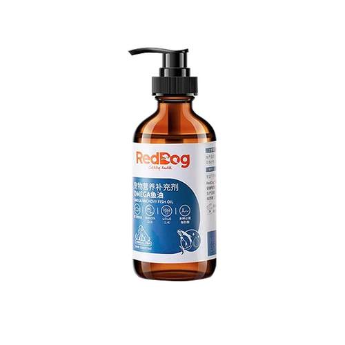 红狗深海鱼油猫用狗用宠物猫咪卵磷脂美亮毛护毛发官方专用鱼油
