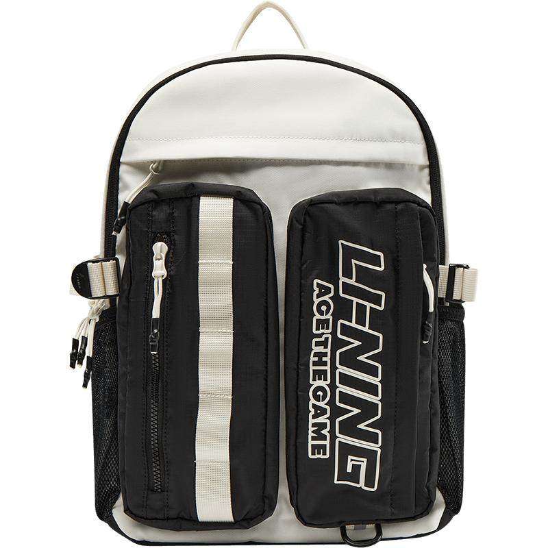 李宁双肩包男包女包2026新款运动生活系列防泼水学生反光运动包