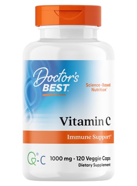 Doctor's Best多特倍斯金达威维生素VC维他命C美国1000mg*120粒
